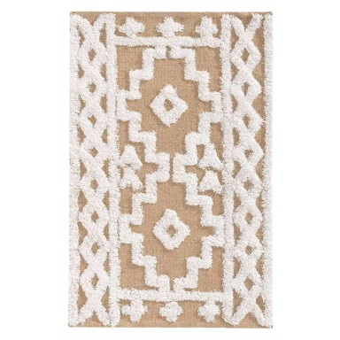 DOUCEUR D'INTÉRIEUR Bež tepih od mješavine jute 60x90 cm Medine
