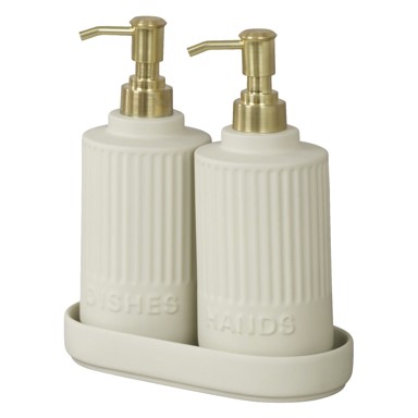 WENKO Držač za deterdžente Heidi, keramički, krem