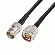 Antenski kabel BNC utičnica / N utikač, H155, 1 m
