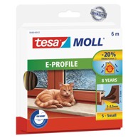 TESA Traka e-profil za vrata i prozore smeđi 4 mm/6 m
