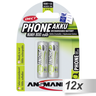 ANSMANN Punjiva baterija maxE NiMH AA 800 mAh DECT