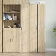 Visoka komoda boja hrasta 30x42 5x185 cm od konstruiranog drva , hrast sonoma