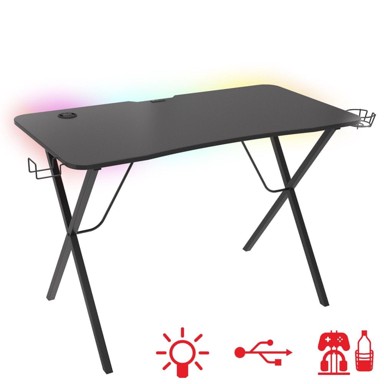 GENESIS Gaming stol Holm 200 RGB, crni