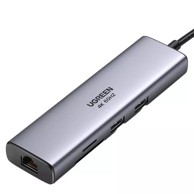 UGREEN USB-C u 2*USB3.0+HDMI+RJ 45+SD&TF +PD port Hub