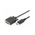 Kabel za Adapter DIGITUS DisplayPort DVI (DP/DVI-D, 2 m, paket od 10 komada)