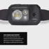BLACK DIAMOND Čeona lampa Storm 500-R, crna