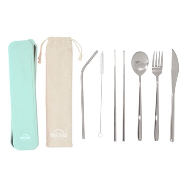 PREMIER HOUSEWARES Set pribora za jelo 6 kom Mimo, od nehrđajućeg čelika, srebrna boja