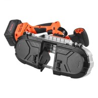 VEVOR Prijenosna tračna pila, dubina rezanja 65 x 65 mm, bežična, promjenjiva brzina