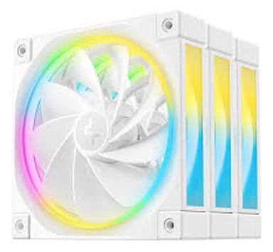 DEEPCOOL Ventilator kućišta FL12R R-FL12R-WHAPN3-G, 120 mm, ARGB, PWM, bijela, 3 komada