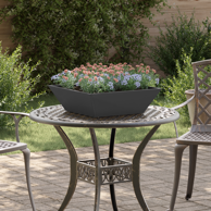 Set plastičnih sadilica 50x50x15 cm, crni