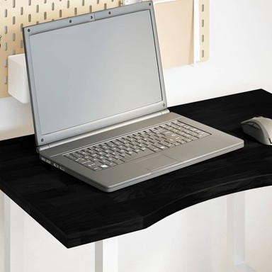 Ploča za radni stol 80 × 60 × 2,5 cm, drvena, tamnosmeđa