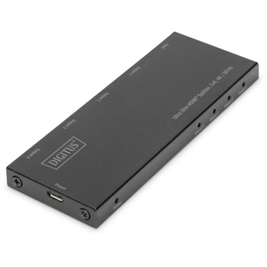 DIGITUS Adapter Ultra Slim 4K HDMI Audio/Video Splitter 4xHDMI