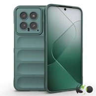 Silikonska Wave maskica za Xiaomi 14 Zelena