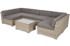 Kutna sofa Kansas Maxi, bež / bež melanž