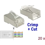 DELOCK RJ45 konektor CAT.6 STP, krimpani i rezani