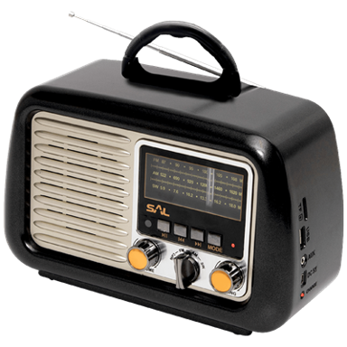 SAL Radio prijemnik RRT 2B retro, 4u1, FM, MP3, AUX