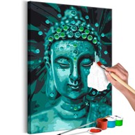 Slika za samostalno slikanje Emerald Buddha 40x60
