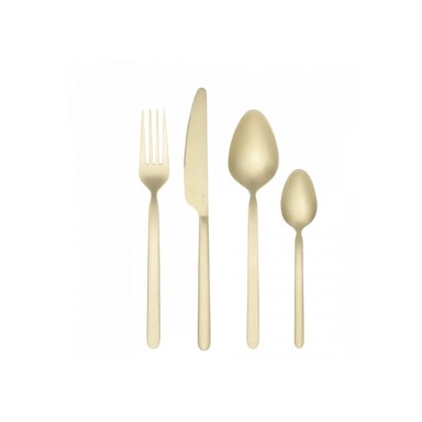 BLOMUS Set pribora za jelo 16 kom Stella, od nehrđajućeg čelika, zlatna boja