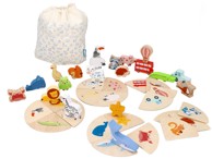 LELIN Drvena senzorna igra