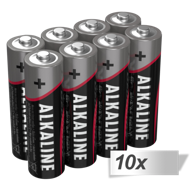 ANSMANN Baterije AA LR6 Alkaline Red Line, 10x8