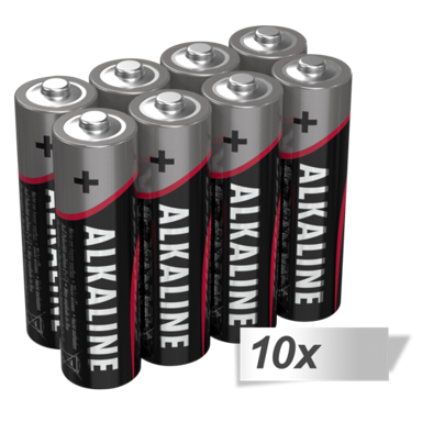 ANSMANN Baterije AA LR6 Alkaline Red Line, 10x8