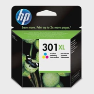 HP Tinta, 301XL High Yield, tri-boje