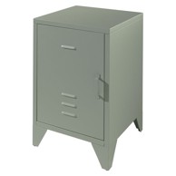 VIPACK Zeleni metalni noćni ormarić Bronxx