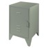 VIPACK Zeleni metalni noćni ormarić Bronxx