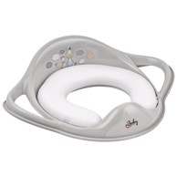 MALTEX Tapecirana daska za WC Zebra siva