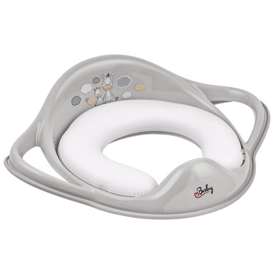 MALTEX Tapecirana daska za WC Zebra siva