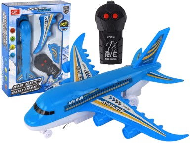 Avion na daljinsko upravljanje DIY, svijetlo plavi