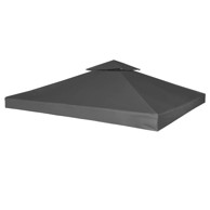Zamjenski pokrov za sjenicu 310 g/m² tamnosivi 3 x 3 m