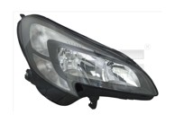 TYC Far OPEL CORSA E 14- lijevi H7/H7 tamni 20-15018-05-2