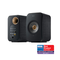 KEF Zvučnici LSX II, crni (Wi-Fi, Bluetooth, par)