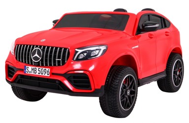 Auto na akumulator Mercedes GLC 63S, crveni, dvosjed