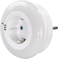 HAMA LED noćna lampa sa senzorom sumraka, 3 boje, utična