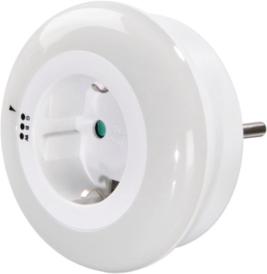 HAMA LED noćna lampa sa senzorom sumraka, 3 boje, utična