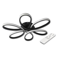 LED Visilica Galaxis Virgo, 77W, 58x10 cm, crna