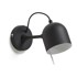 KAVE HOME Crna zidna lampa Lucilla