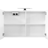 OMEGA PANELI Ogledalo Kiara 100/2 S bijelo sjaj