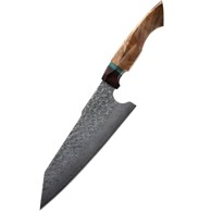 Damaskasti kuhinjski nož YU-37466 Kiritsuke, smeđi KP37466