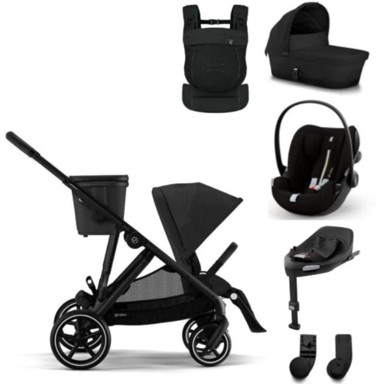CYBEX Kolica Gazelle S, moon black, set M + Amya