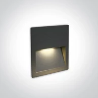 Vanjska ugradbena zidna LED svjetiljka, DM68068A/AN/V, 3 W, CCT, IP65, Dark Light, 230 V, antracit