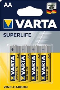 VARTA Baterija Superlife, AA Cink-ugljik