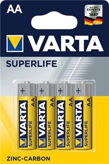 VARTA Baterija Superlife, AA Cink-ugljik