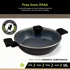 BE Living Posuda za kuhanje s poklopcem Delight Black 24 cm