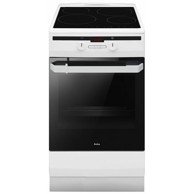 AMICA Indukcijski štednjak 58IES2.322HTab(W), 50 cm, 4 zone, 62 l, energetski razred A, staklokeramika, bijeli