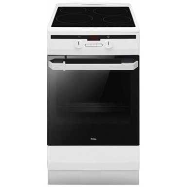 AMICA Indukcijski štednjak 58IES2.322HTab(W), 50 cm, 4 zone, 62 l, energetski razred A, staklokeramika, bijeli