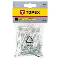 TOPEX Zakovice aluminijske, 4,8 × 14,5 mm, 50 kom