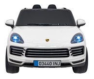 Auto na akumulator Porsche Cayenne S, bijeli, lakirani